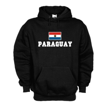 Kapuzensweat PARAGUAY, Flagshirt, Fan Hoodie S-6X (WMS02-46d)