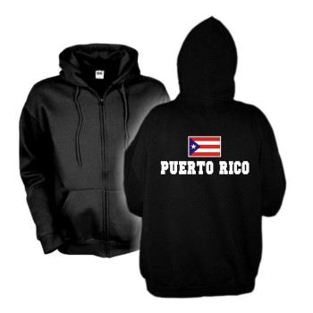 Kapuzenjacke PUERTO RICO, Flagshirt, Hoodie S-6XL (WMS02-50e)