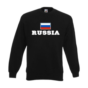 Sweatshirt RUSSLAND (Russia), Flagshirt, Fanshirt S - 6XL (WMS02-52c)