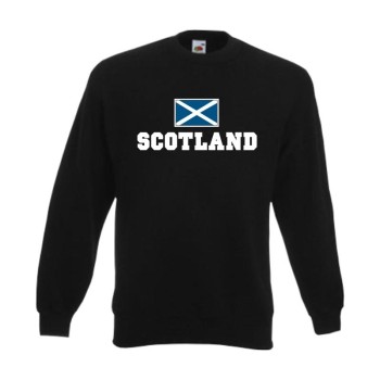 Sweatshirt SCHOTTLAND (Scotland), Flagshirt, Fanshirt S - 6XL (WMS02-54c)