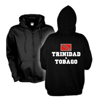 Kapuzenjacke TRINIDAD & TOBAGO, Flagshirt, Hoodie S-6XL (WMS02-65e)