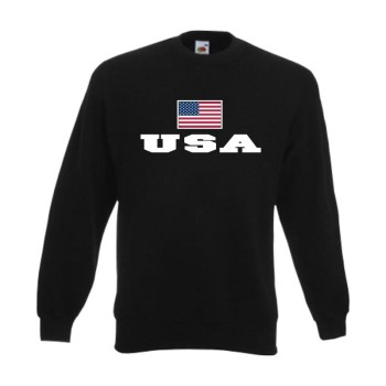 Sweatshirt USA, Flagshirt, Fanshirt S - 6XL (WMS02-71c)