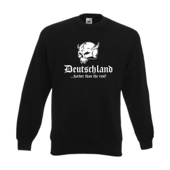 Sweatshirt DEUTSCHLAND harder than the rest (WMS05-01c)