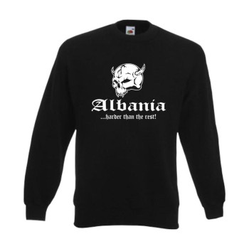 Sweatshirt ALBANIEN (Albania) harder than the rest (WMS05-06c)