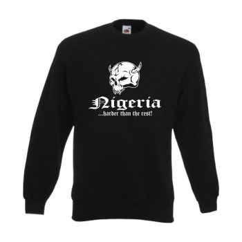Sweatshirt NIGERIA harder than the rest (WMS05-42c)