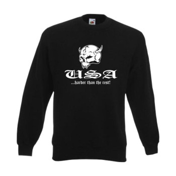 Sweatshirt USA harder than the rest (WMS05-71c)
