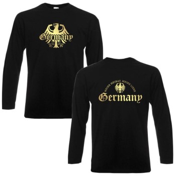 Longsleeve GERMANY harder than the rest, S - 6XL (WMS08-04b)