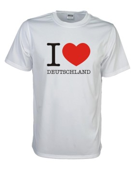 T-Shirt, I love GERMANY, Länder Fanshirt S-5XL (WMS11-02)