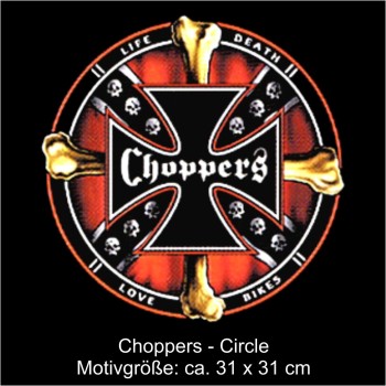 Longsleeve Choppers - Circle, langarm Funshirt S - 6XL (ABC00228)