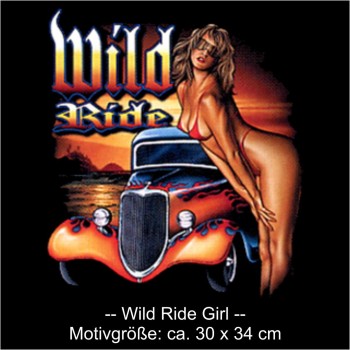 Sweatshirt Wild Ride Girl, Funshirt S - 6XL (ASG00284)