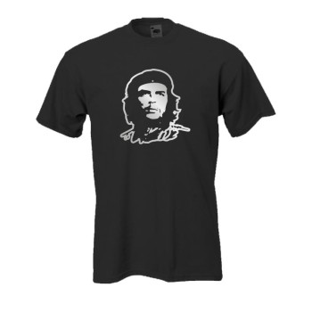 Che Guevara schwarzes Kult Fun T-Shirt (BL011)
