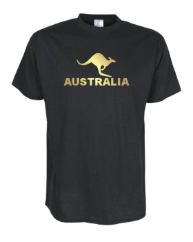 Australia Känguru, Fun T-Shirt in Übergrößen 3XL bis 12XL