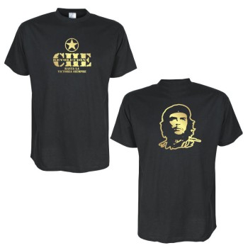 Che Guevara - schwarzes Fun T-Shirt (BL032)