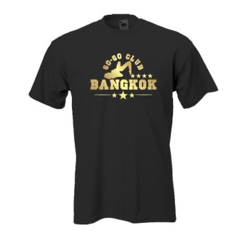 Bangkok Go-Go Club, schwarzes Fun T-Shirt (BL084)