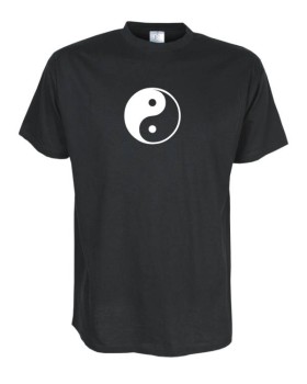 Yin & Yang, Fun T-Shirt in Übergrößen 3XL bis 12XL