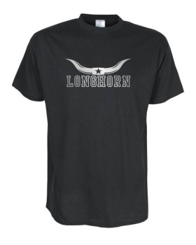 Longhorn, Fun T-Shirt in Übergrößen 3XL bis 12XL