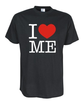 I Love me Fun T-Shirt, schwarz