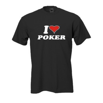 I love Poker, Fun T-Shirt
