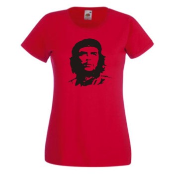 Che Guevara, rotes T-Shirt, Damen Funshirt