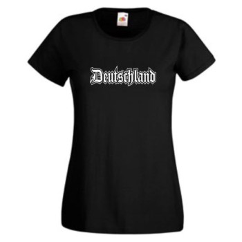 Deutschland T-Shirt, Damen Funshirt