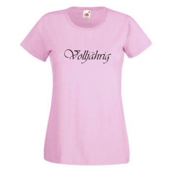 Volljährig, T-Shirt, Damen Funshirt