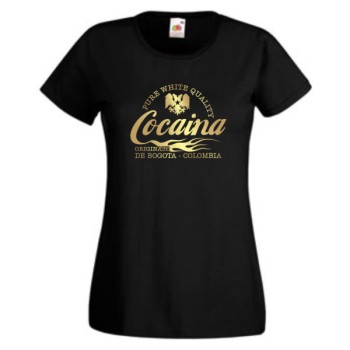 Cocaina de colombia, T-Shirt, Damen Funshirt