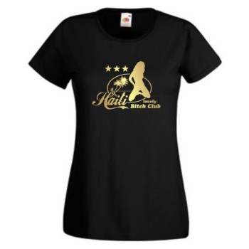 Haiti bitch club, T-Shirt, Damen Funshirt