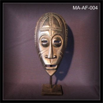 Maske mit Ständer Afrika Holz Schnitzerei (MA-AF-004)