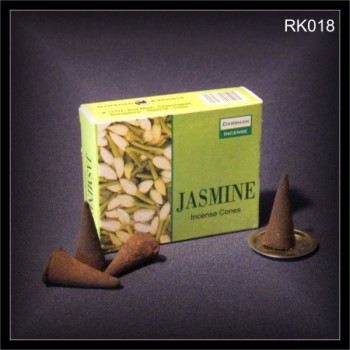 Jasmine  10 Räucherkegel  Indien (RK018)
