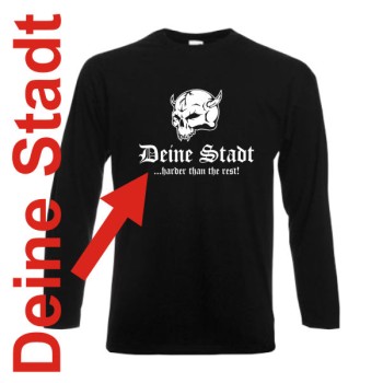 Longsleeve Deine Stadt - harder than the rest (SFU14-01b)