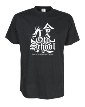 Old School Dragonfighter, Drachentribal Fun Shirt (STR007)
