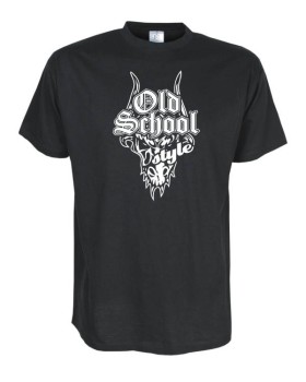 old school style, skull Fun Shirt (STR040)