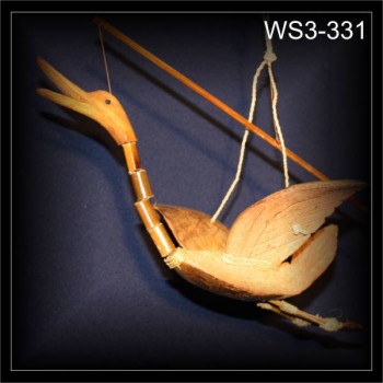 Windspiel Wackelhals Flug-Ente, Kunsthandwerk aus Bali (WS3-331)