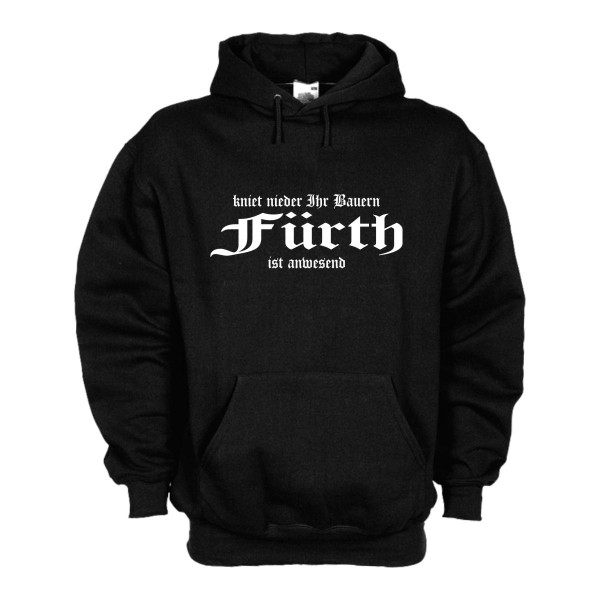 Fürth Kapuzenpullover kniet nieder Ihr Bauern Hoodie (SFU02-07d)