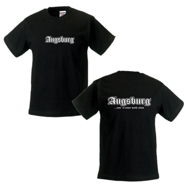 Augsburg never walk alone Kinder Fanshirt (SFU04-22f)