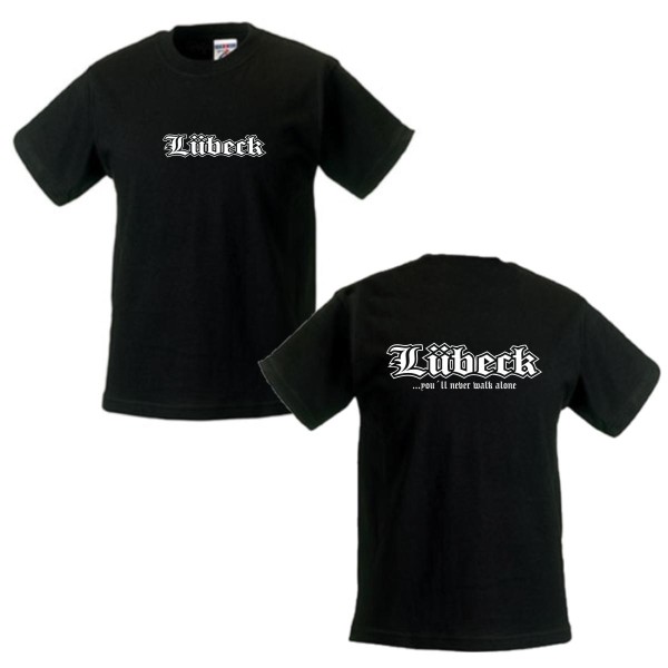 Lübeck never walk alone Kinder Fanshirt (SFU04-42f)