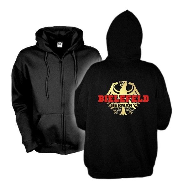 Bielefeld Kapuzenjacke mit Bundesadler - zip hoodie (SFU06-05e)