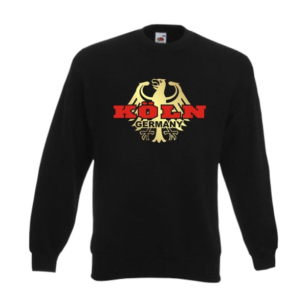 Köln Sweatshirt, Städteshirt mit Bundesadler (SFU06-43c)