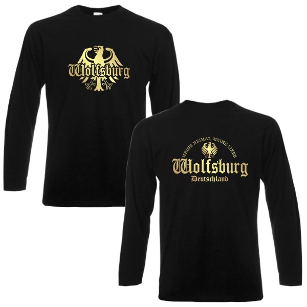 Wolfsburg meine Heimat meine Liebe, Longsleeve (SFU08-20b)