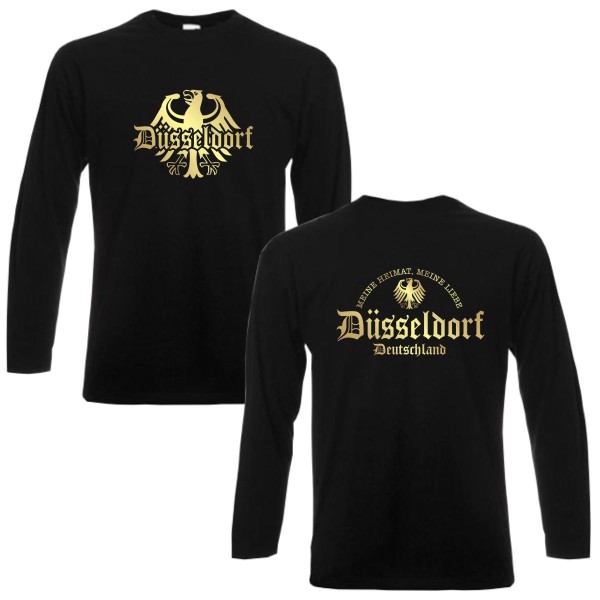 Düsseldorf meine Heimat meine Liebe, Longsleeve (SFU08-35b)