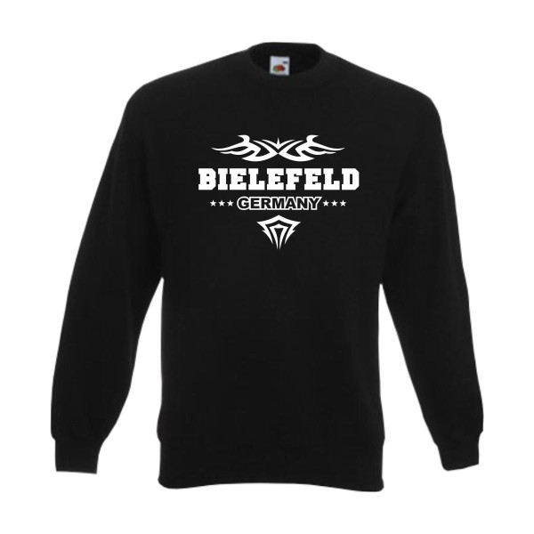 Bielefeld Sweatshirt, Städteshirt mit Tribal (SFU09-05c)