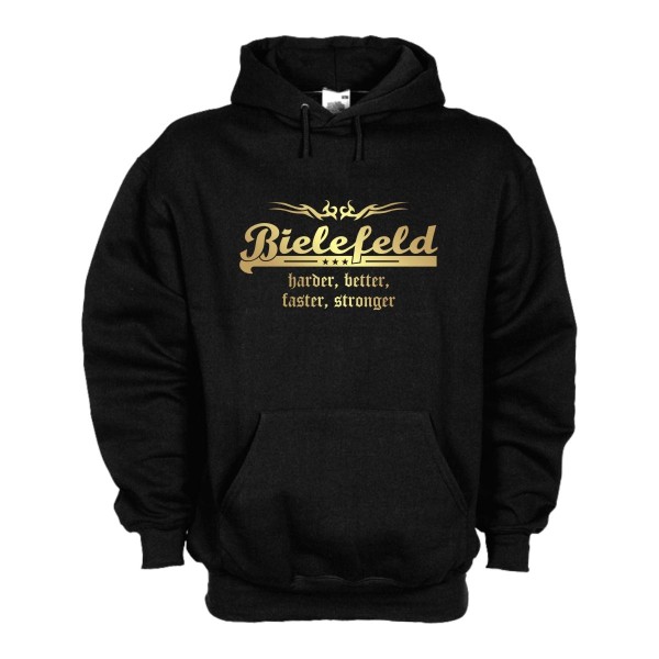 Bielefeld Kapuzenpullover harder better faster stronger (SFU10-05d)