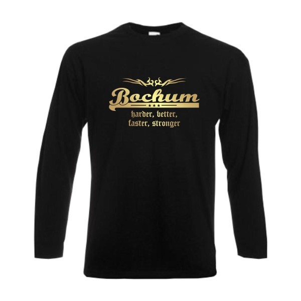 Bochum harder better faster stronger – Longsleeve (SFU10-16b)