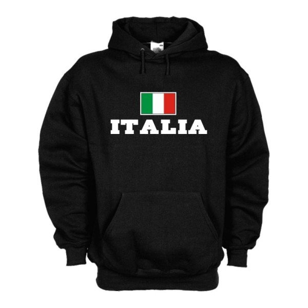 Kapuzensweat ITALIEN (Italia), Flagshirt, Fan Hoodie S-6X (WMS02-29d)