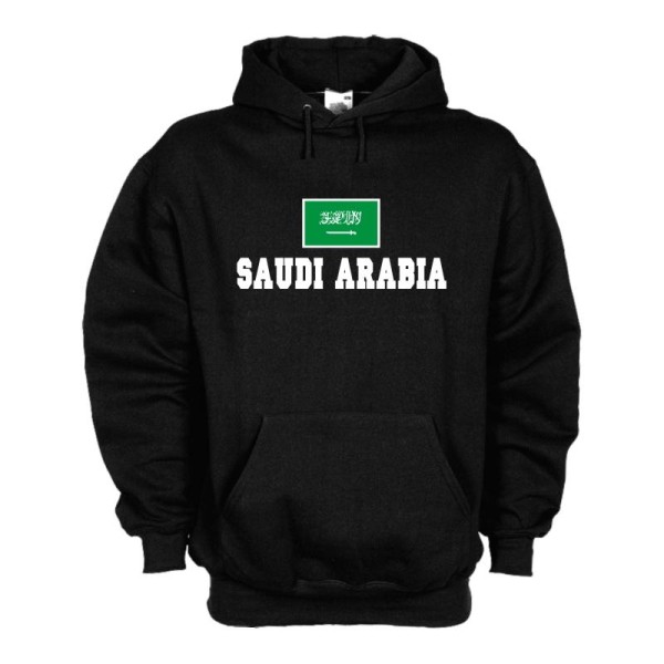 Kapuzensweat SAUDIARABIEN (Saudi Arabia), Flagshirt, Fan Hoodie S-6X (WMS02-53d)