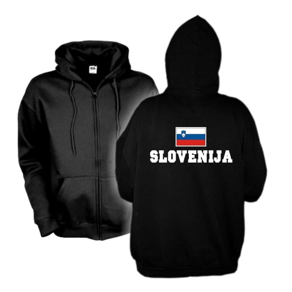 Kapuzenjacke SLOVENIEN (Slovenija), Flagshirt, Hoodie S-6XL (WMS02-59e)