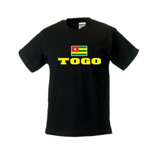 Kinder T-Shirt TOGO, Flagshirt, Ländershirt (WMS02-64f)