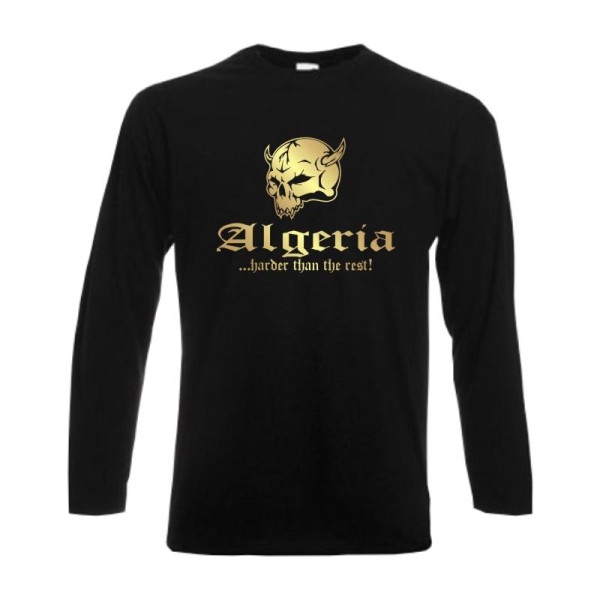 Longsleeve ALGERIEN (Algeria) harder than the rest (WMS05-07b)