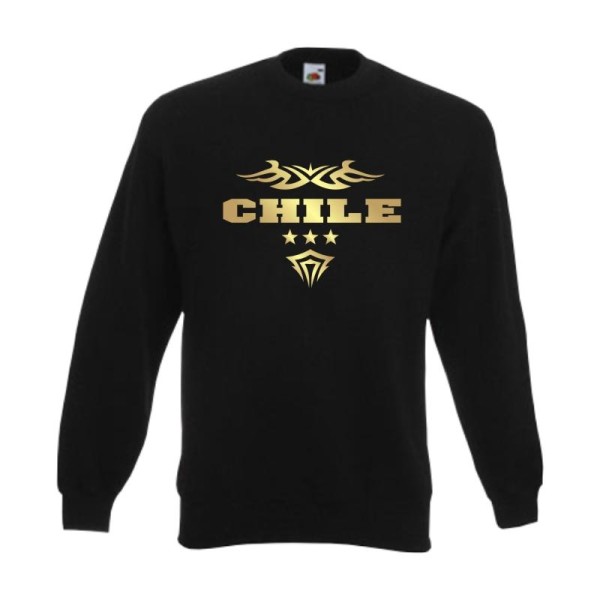 Sweatshirt CHILE Ländershirt S - 6XL (WMS06-14c)