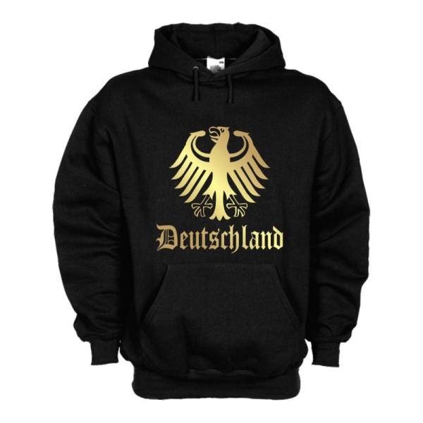 Kapuzensweat DEUTSCHLAND Ländershirt mit Bundesadler (WMS07-03d)